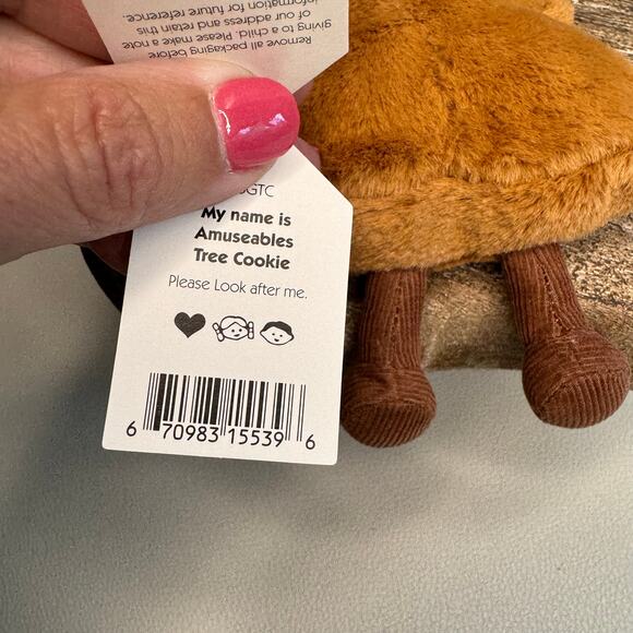 Jellycat Tree Cookie NEW! Jellycat Amuseables FAST SHIP Jellycat Christmas - Picture 7 of 8